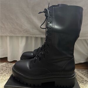 Black Women's Combat Boots